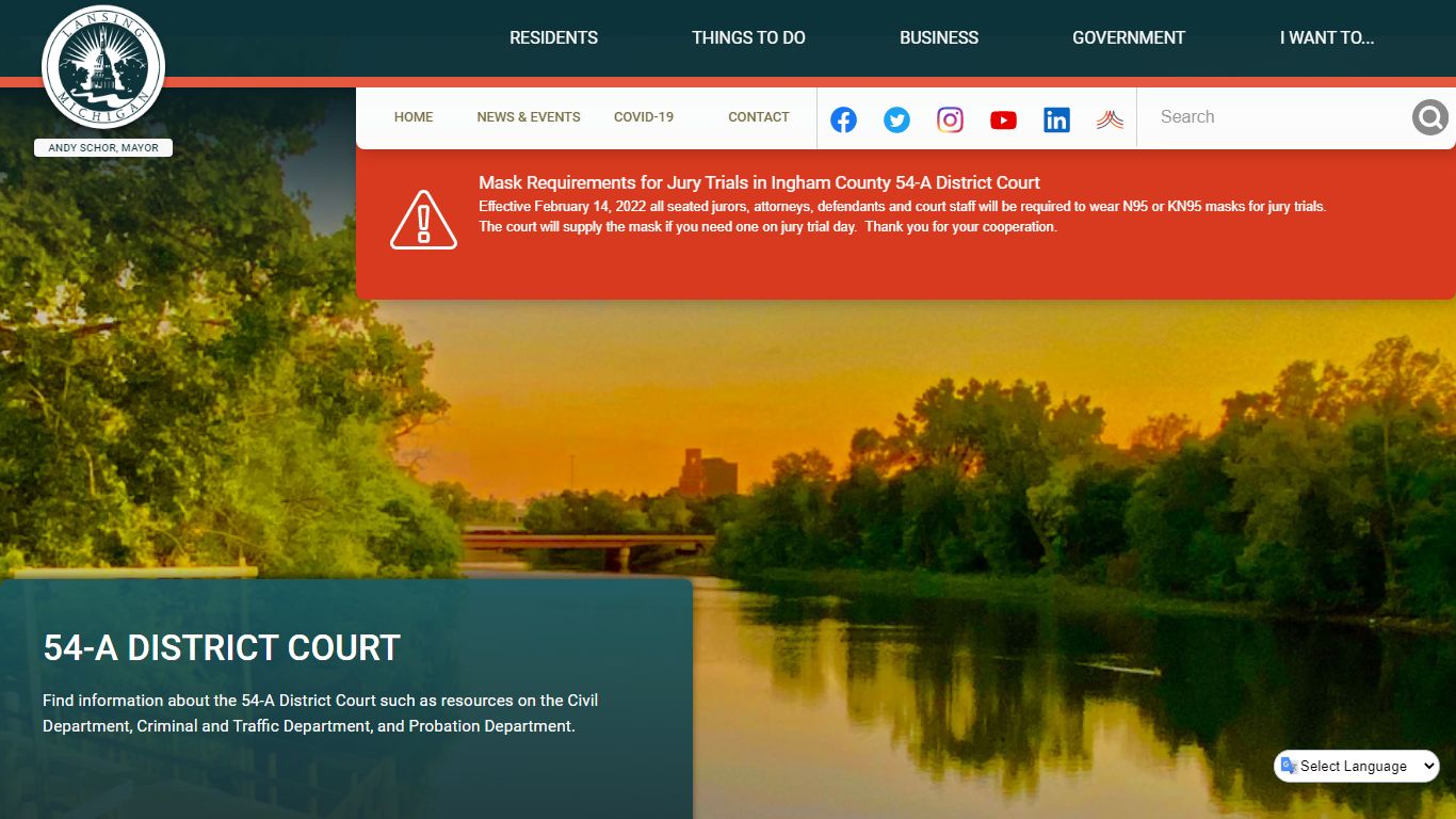 54-A District Court | Lansing, MI - Official Website